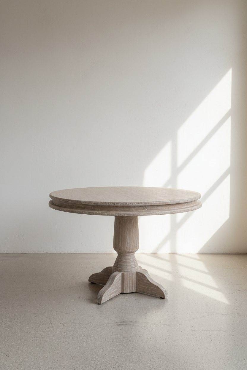 Pedestal dining table