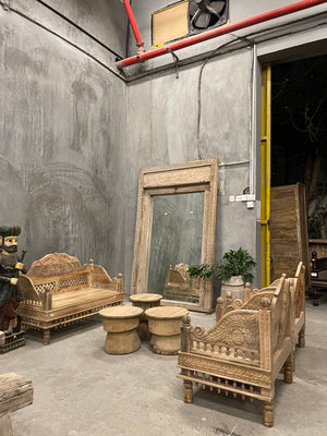 Lila bench set