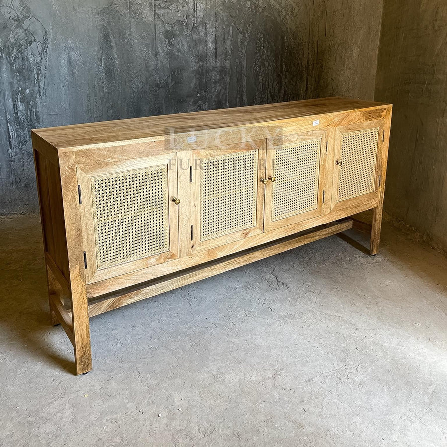 Rattan sideboard