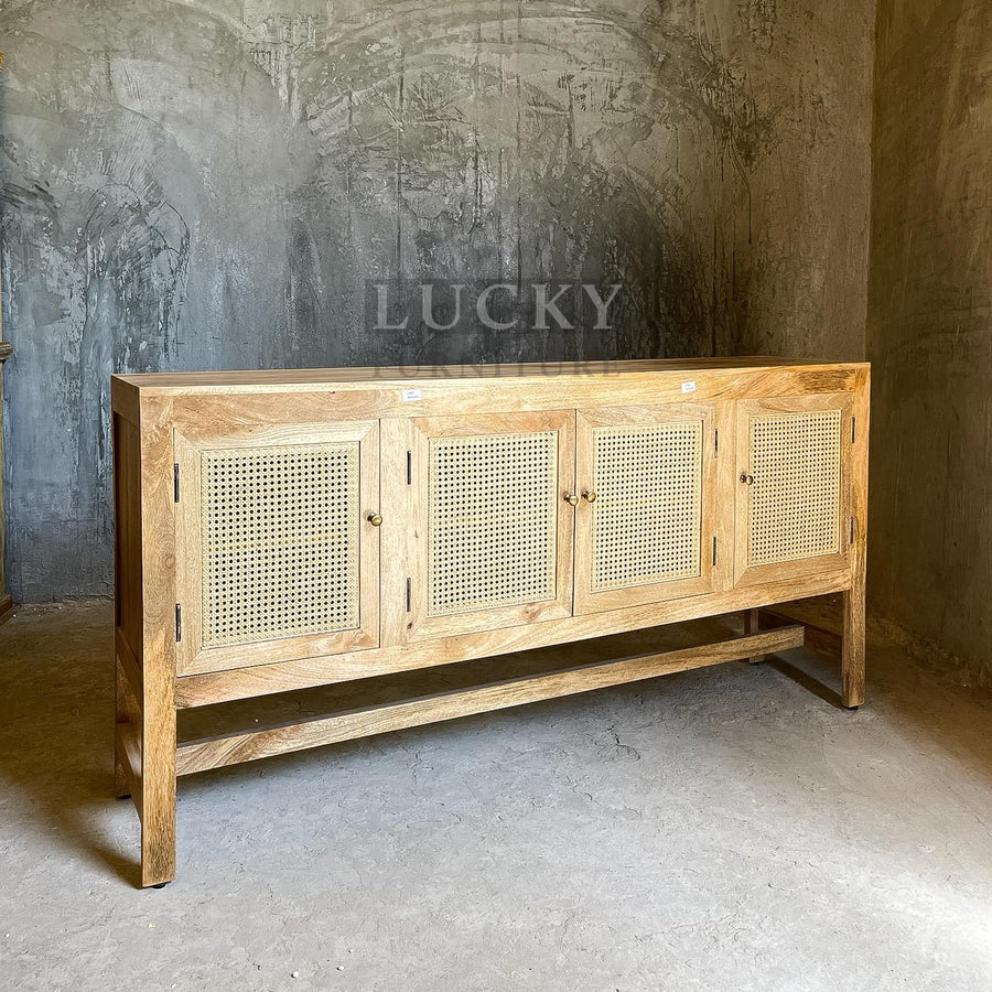 Rattan sideboard