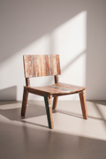 Recycle wood accent chair