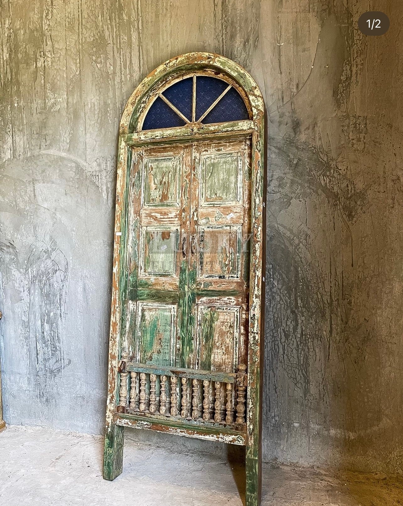 Vintage balcony door