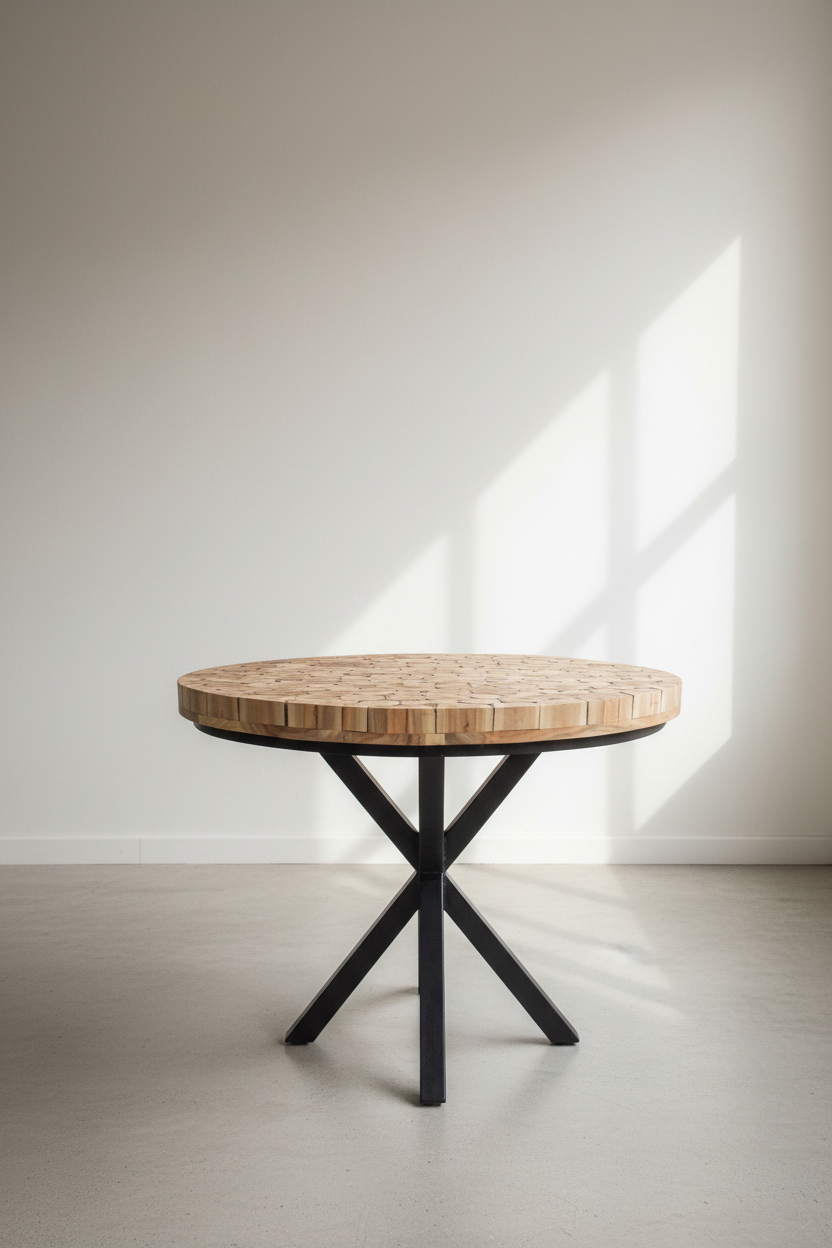 XYLO Log Pieces Round Table