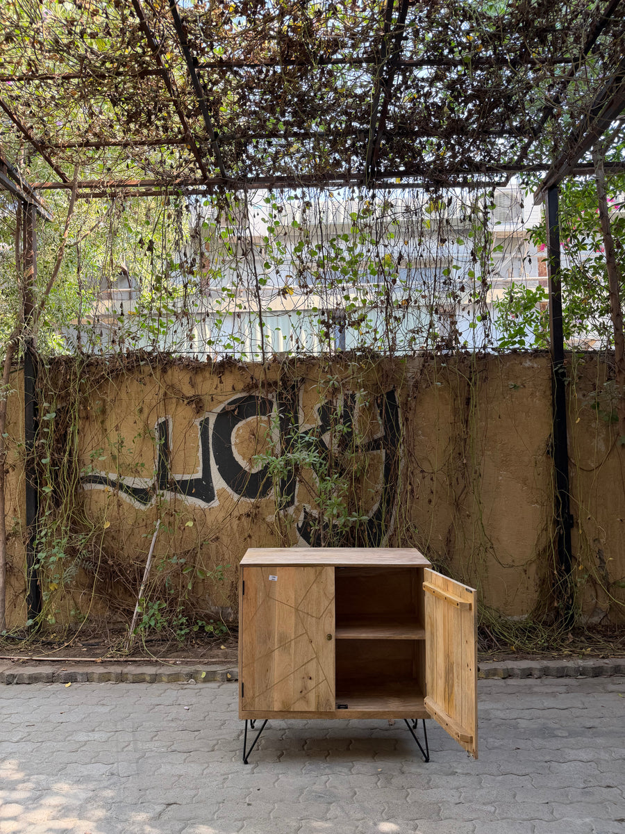 Brass inlay sideboard