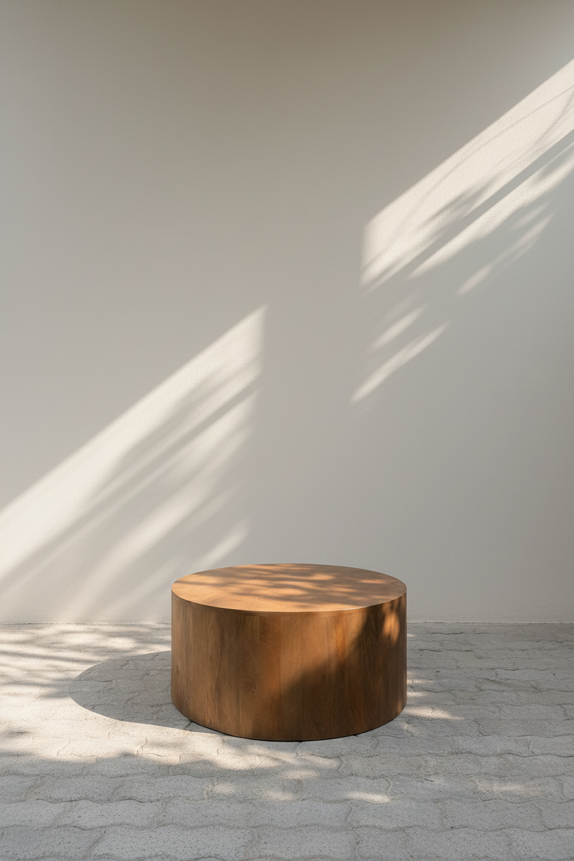 Mango wood coffee table