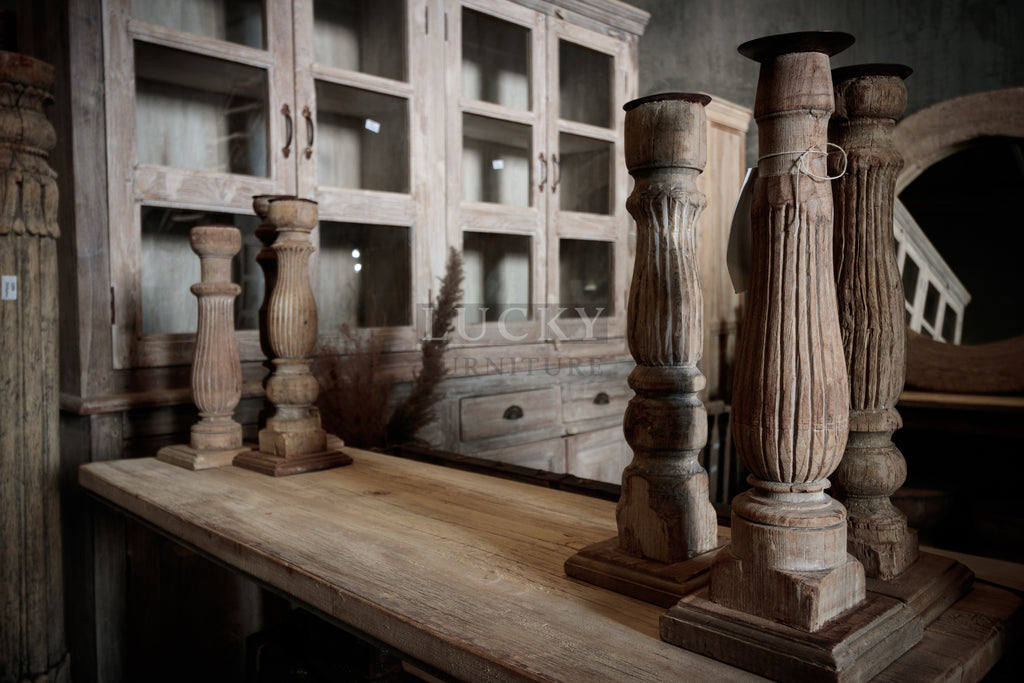 Old candle stands