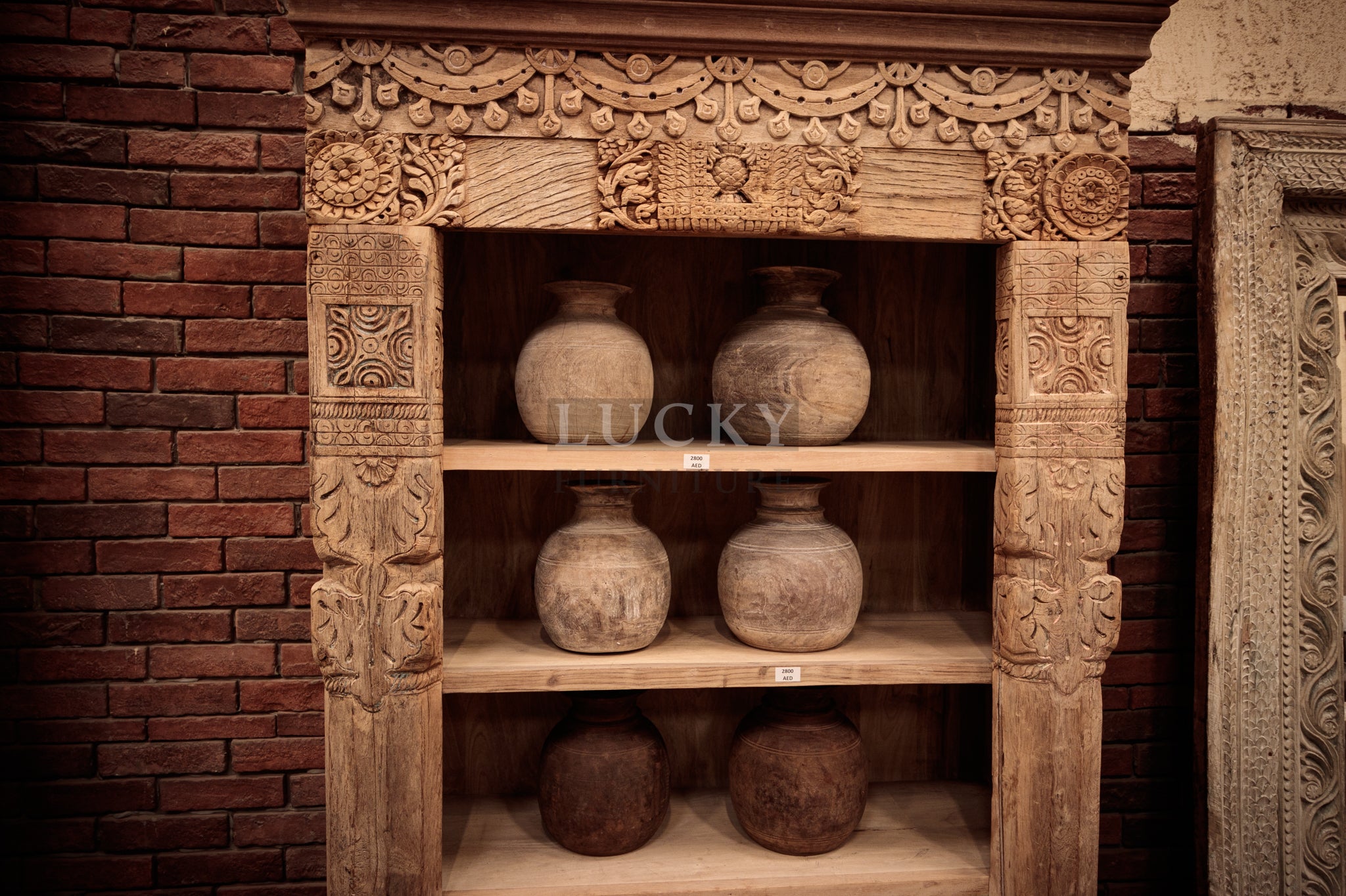 Old wooden pots (light color)