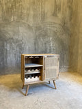 Rattan bar sideboard