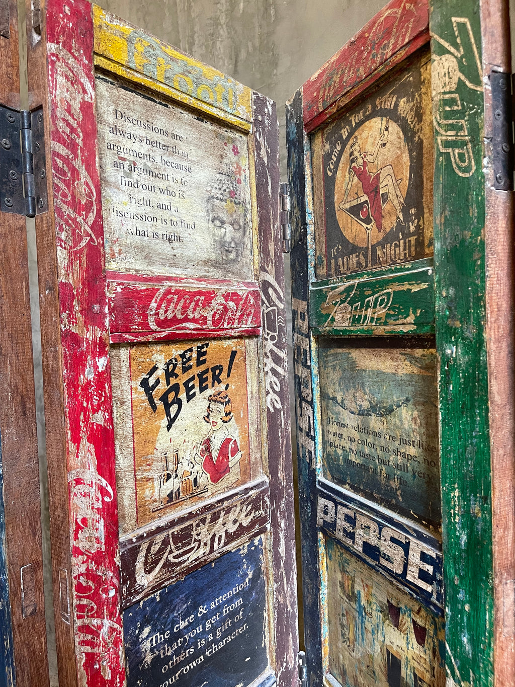 Vintage room divider