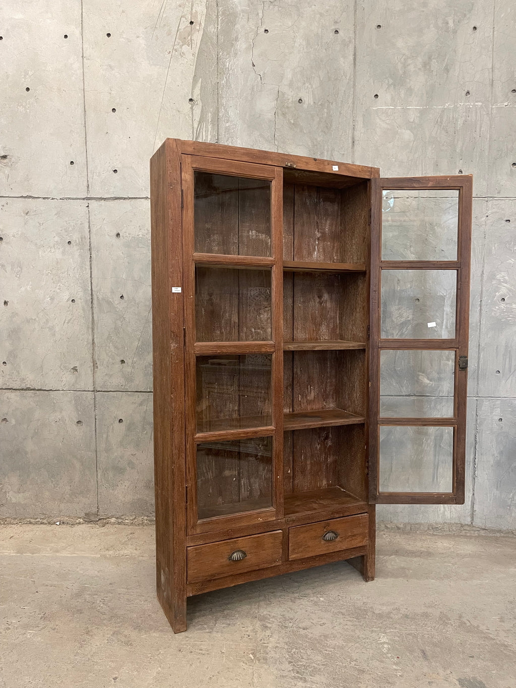 Vintage teak wood cabinet