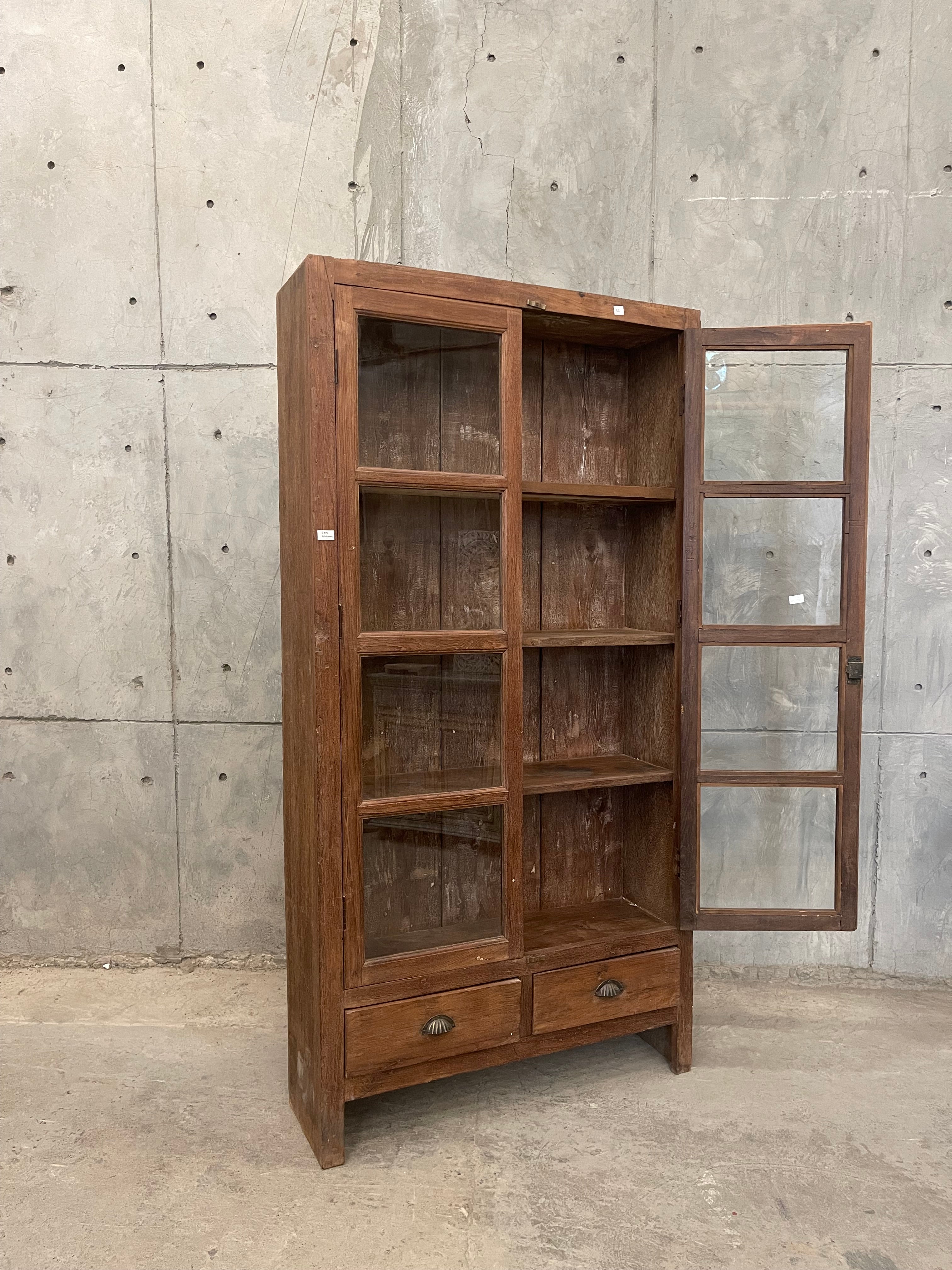Vintage teak wood cabinet