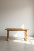 Mango Wood Dining Table Wooden Leg