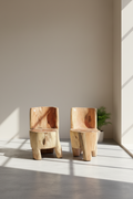 Log chair