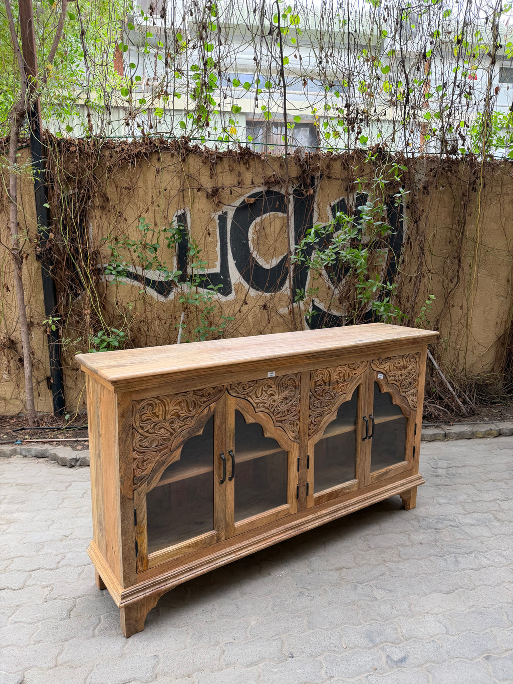 Mehraab glass cabinet sideboard