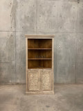 Carved corner cabinet