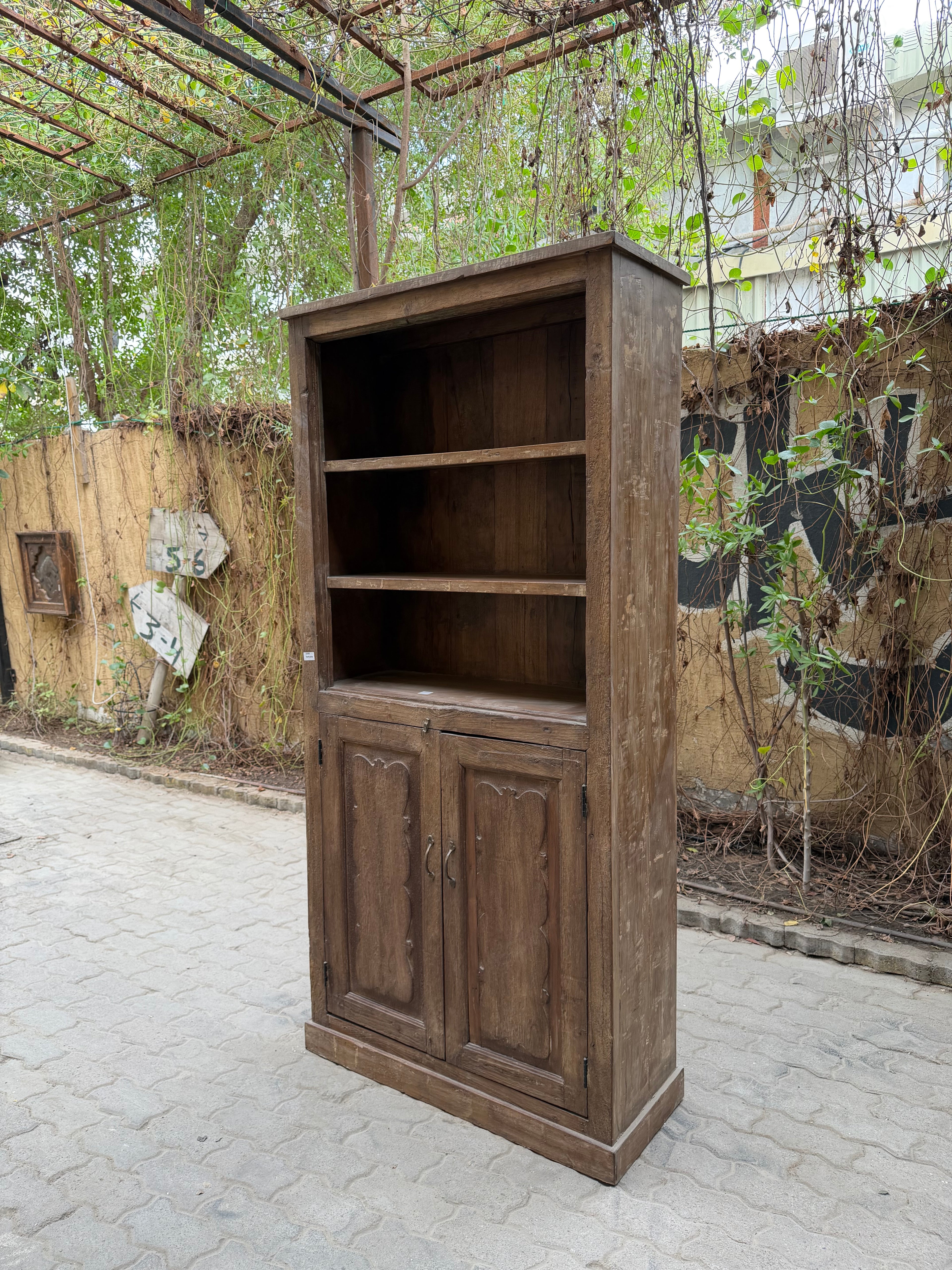 Vintage Teak wood bookshelf