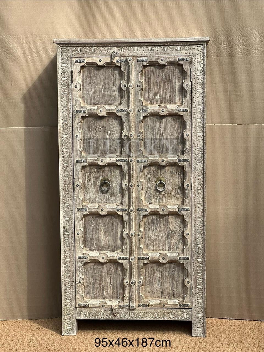 Old door cabinet
