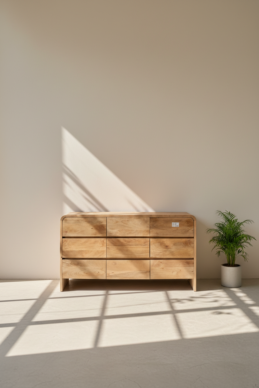 Round edge drawchest