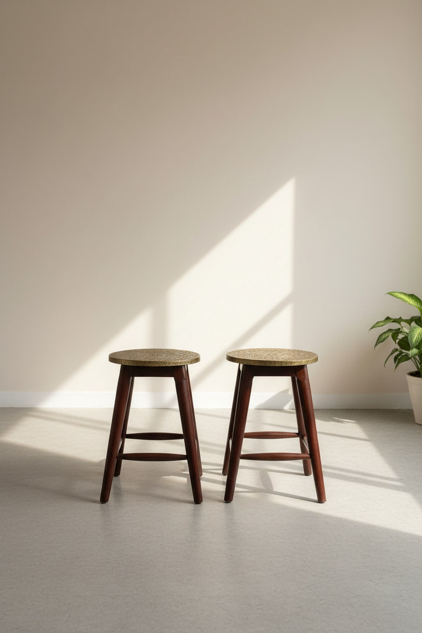 Brass stool