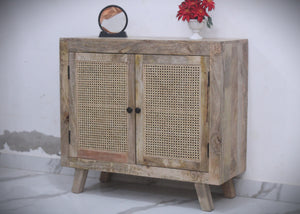 Rattan 2 door sideboard