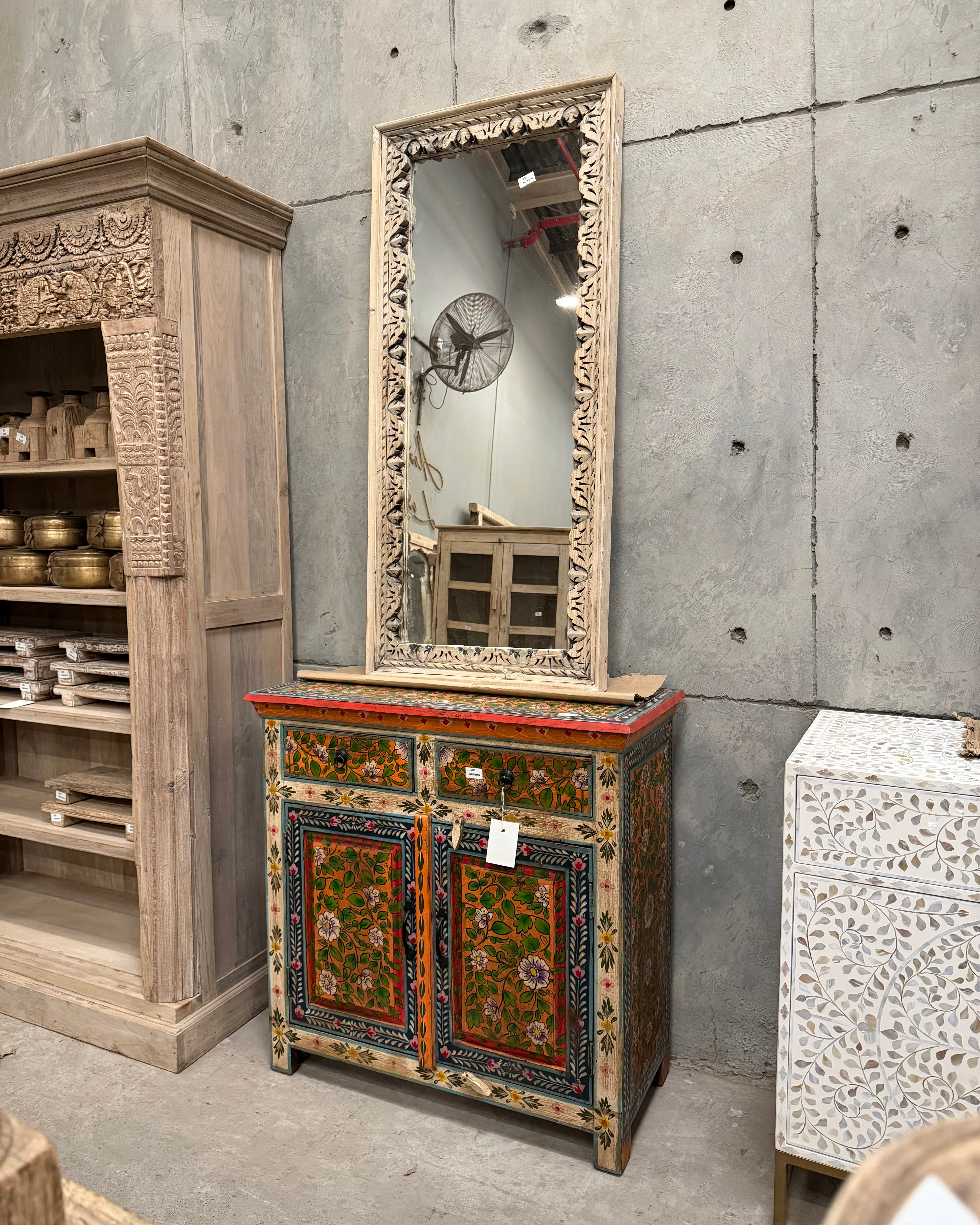 Hand painted sideboard