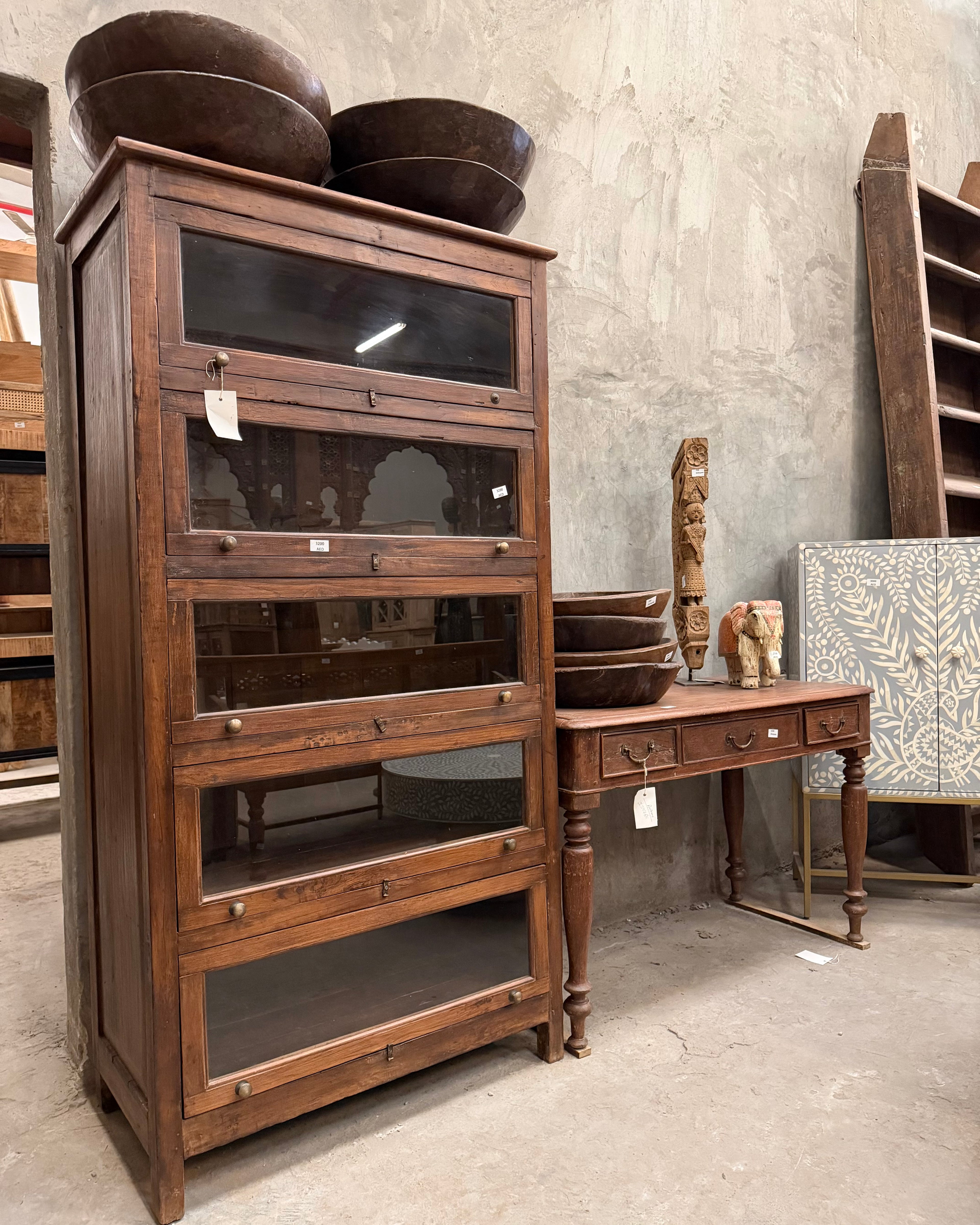 Vintage desk teak wood
