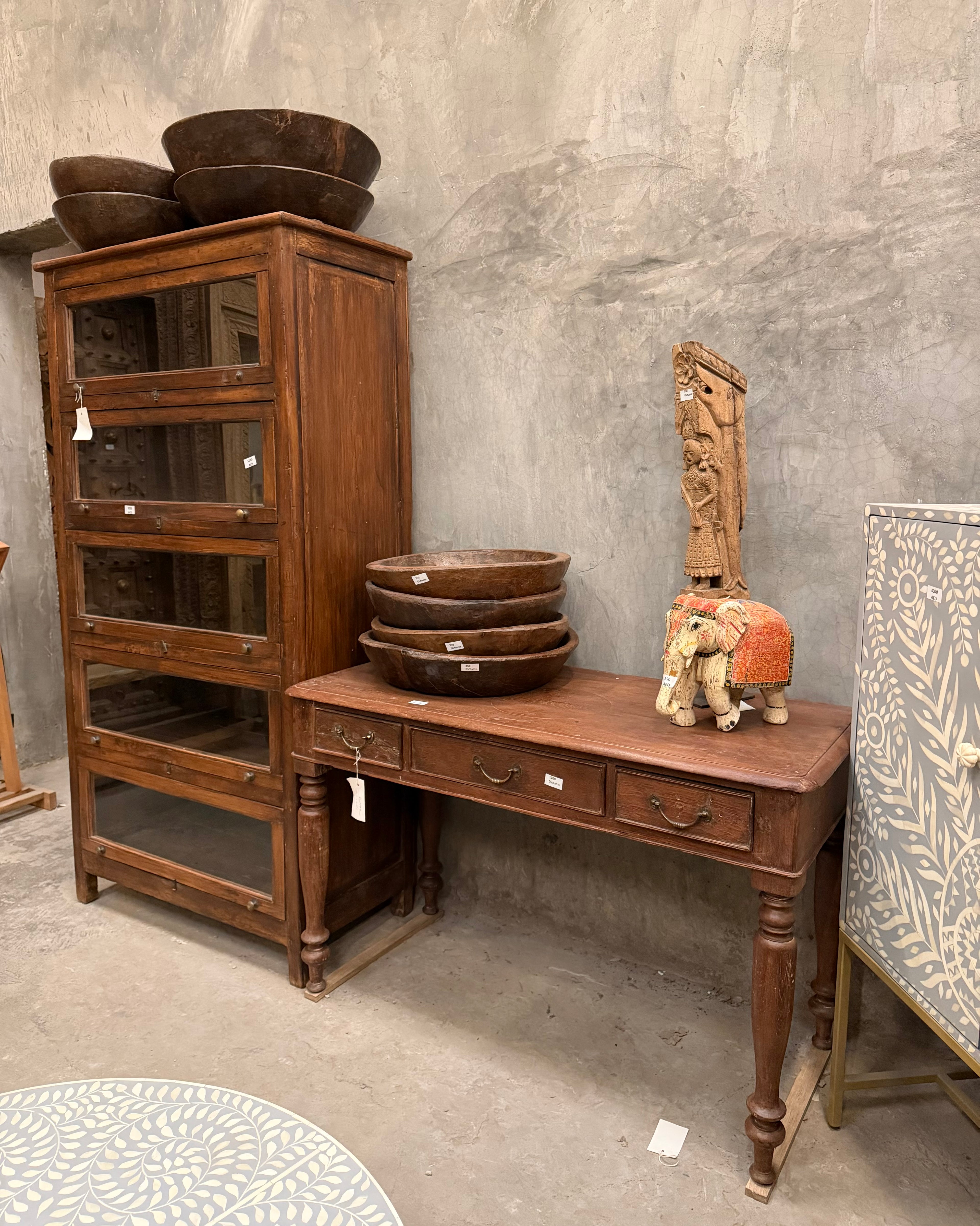 Vintage desk teak wood