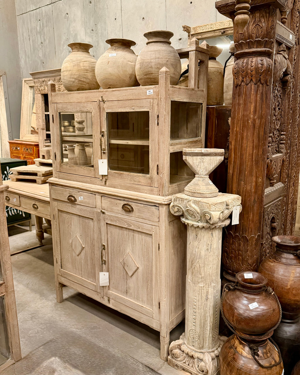 Vintage teak wood cabinet