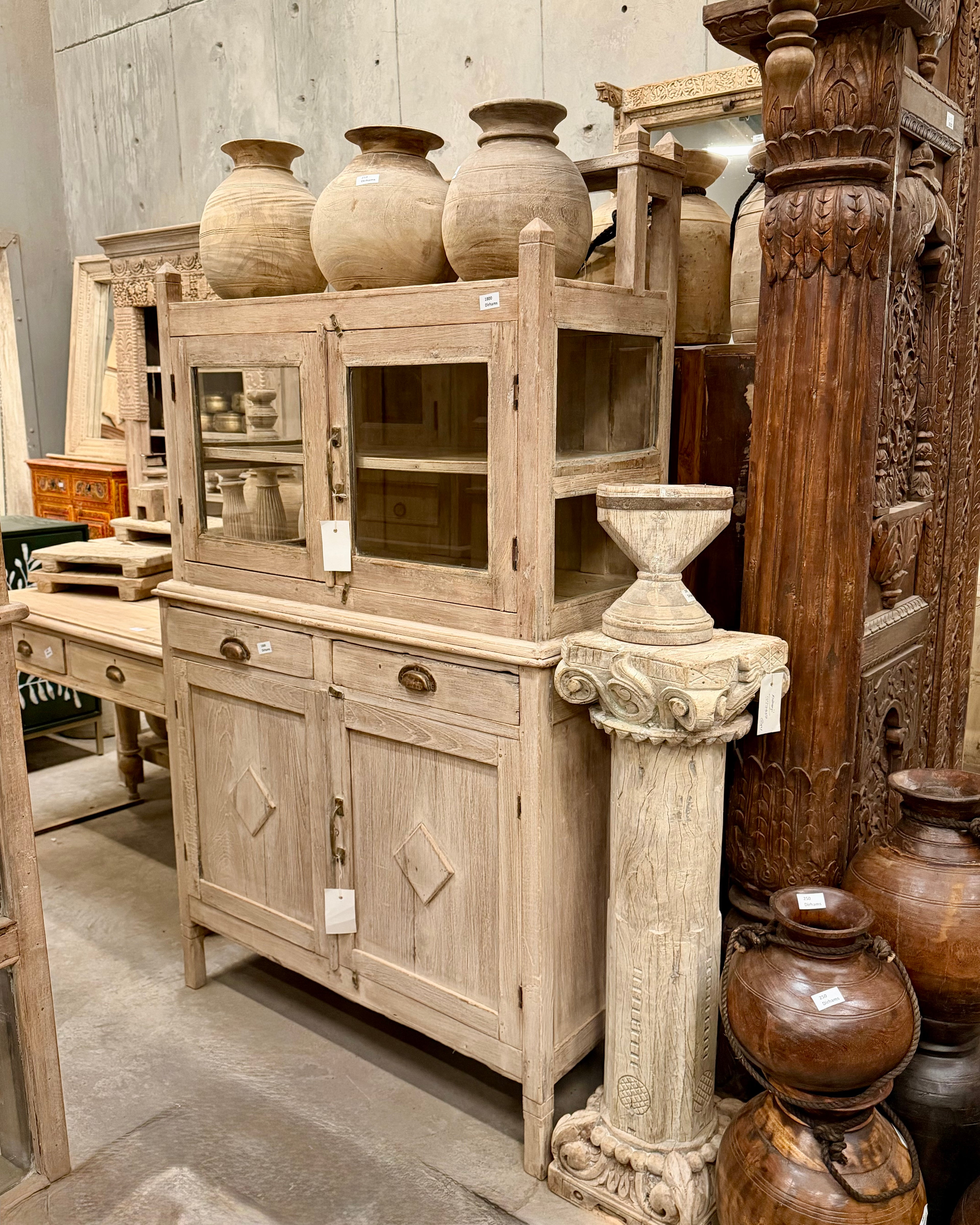 Vintage teak wood cabinet