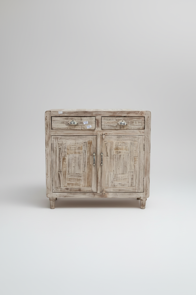 Round edge 2 draw sideboard