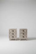 Round edge 3 draw bedside