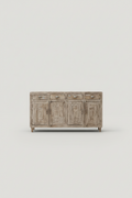 Round edge 4 draw sideboard
