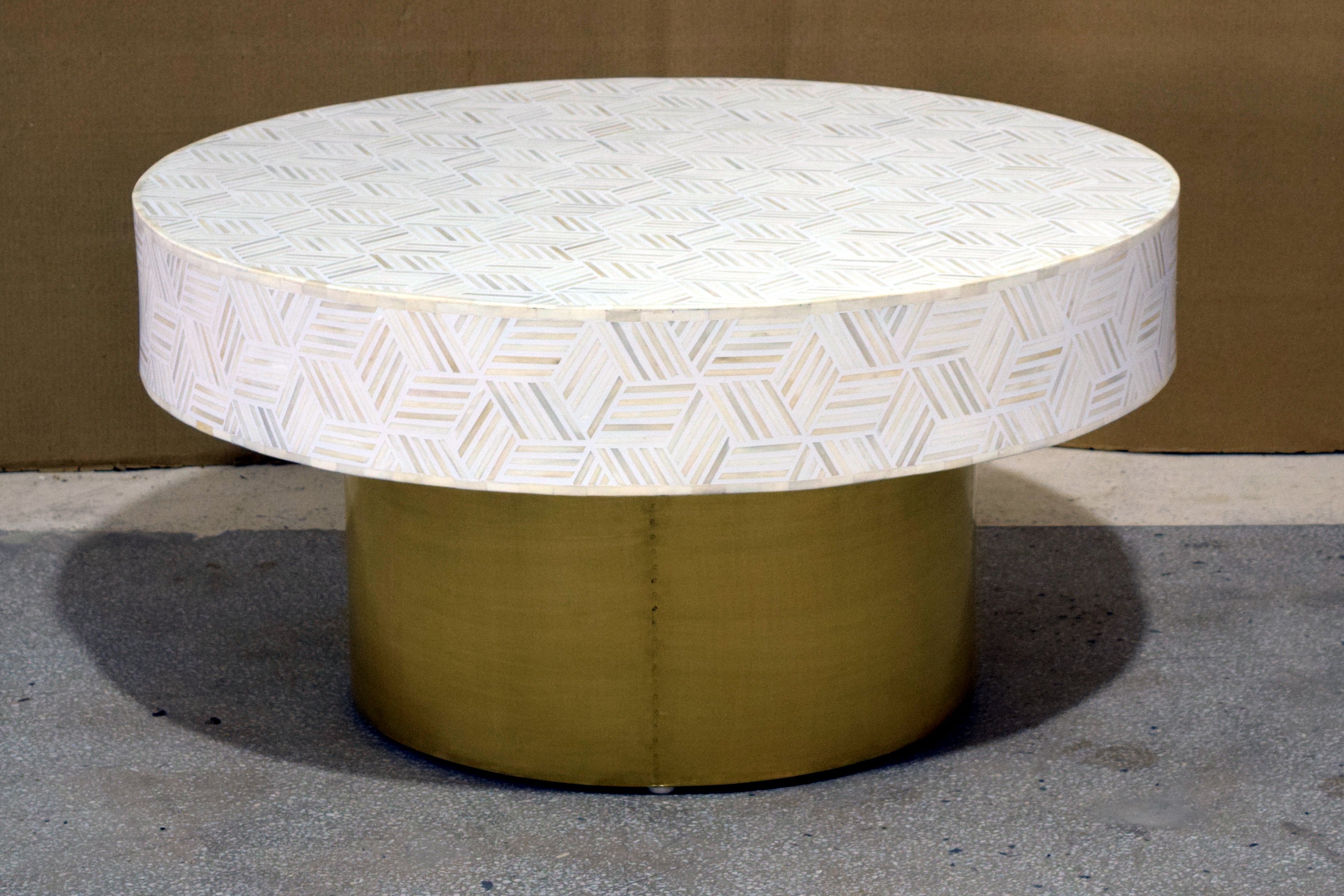 Kara coffee table (Bone inlay)