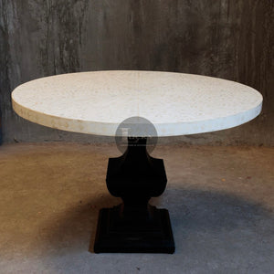 Bone inlay dining table