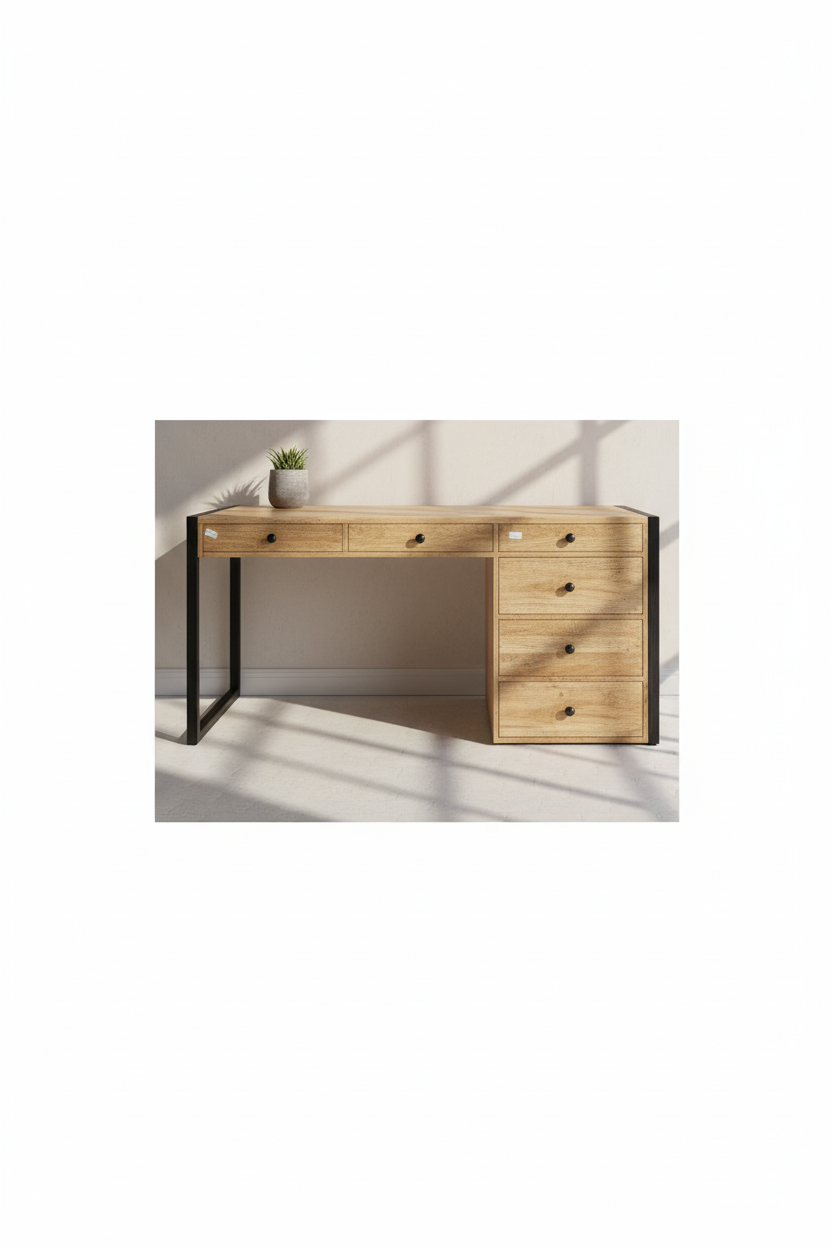 6 draw desk