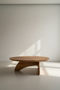 Oval coffee table