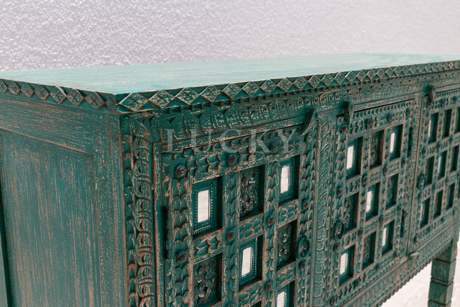 Vibrant Carved Sideboard