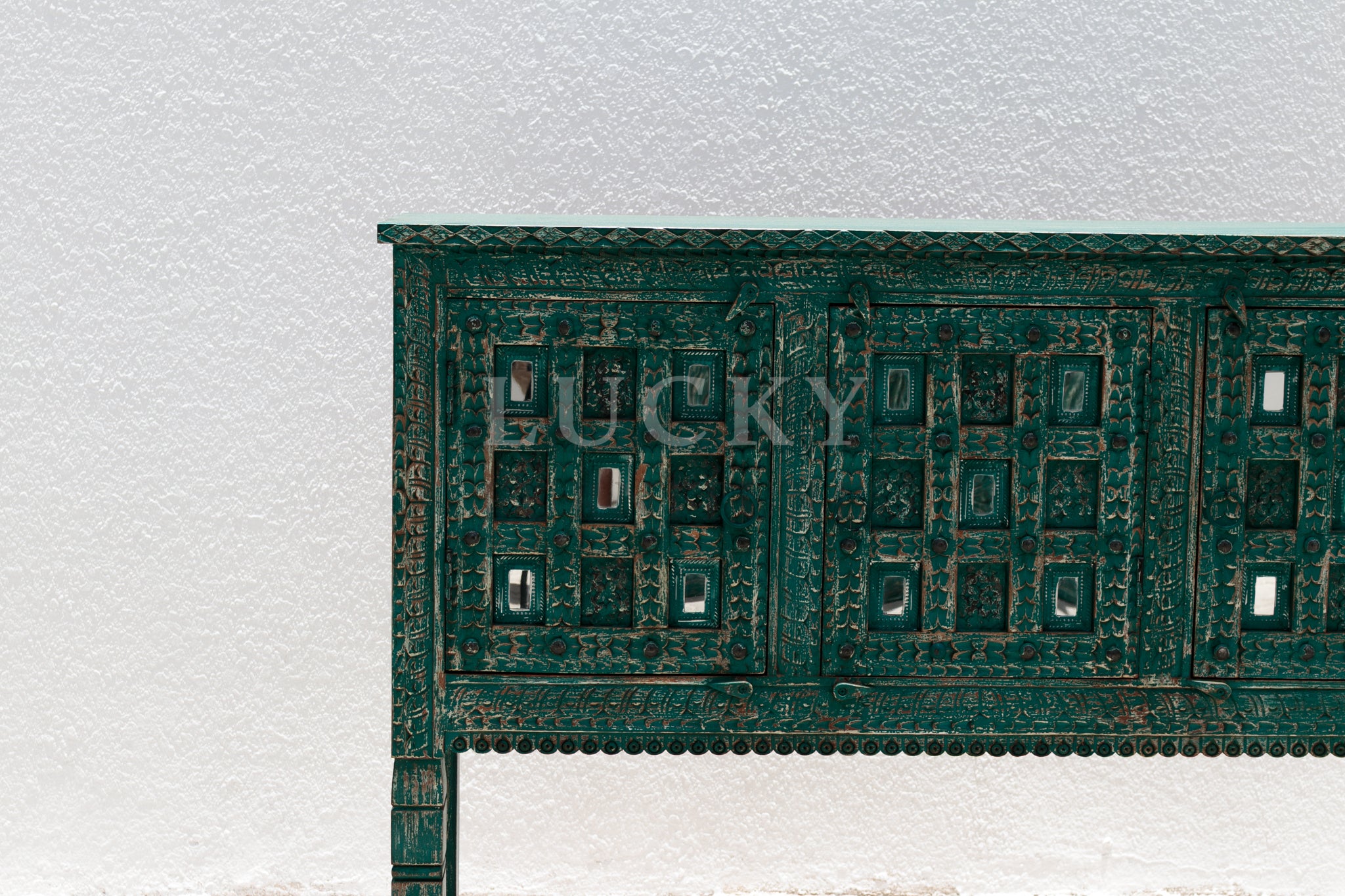 Vibrant Carved Sideboard