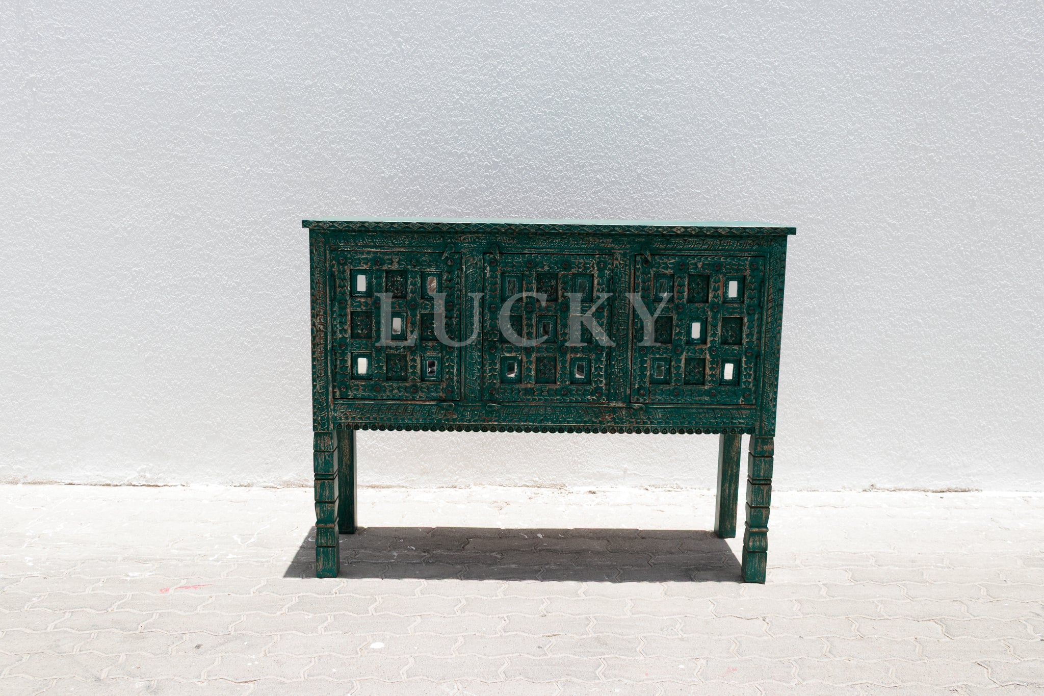 Vibrant Carved Sideboard