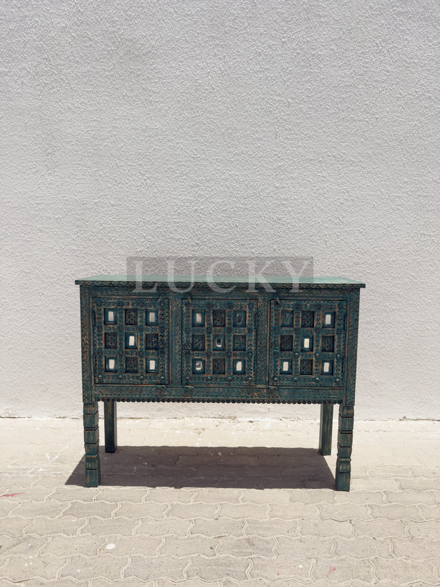Vibrant Carved Sideboard