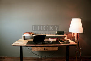 Mango wood desk from Lucky Furniture UAE, elegant and durable workspace solution for modern offices.
