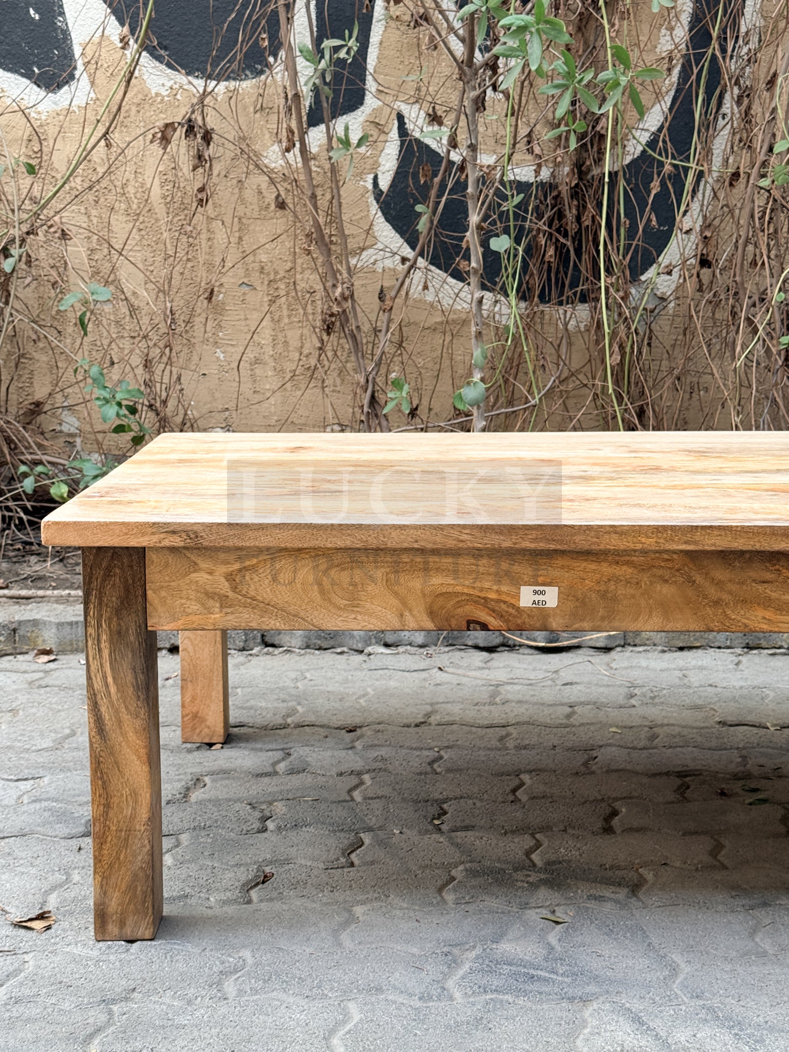 Mango wood full wooden coffee table