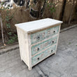 Load image into Gallery viewer, Recycle multicolor carved draw chest
