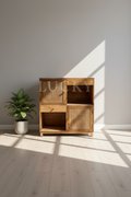 Rattan and mango wood Sideboard
