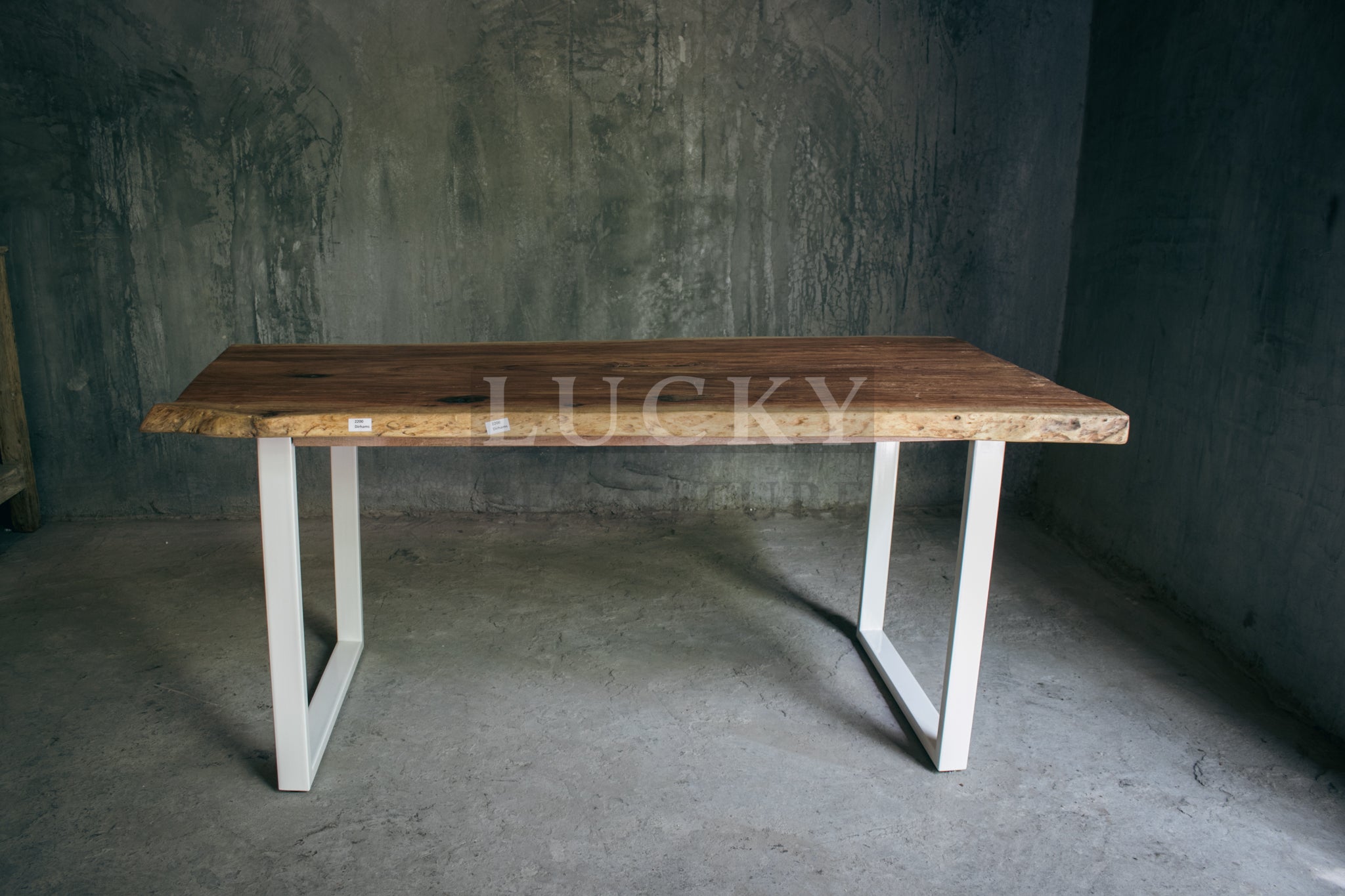 Neem Wood Live Edge Table