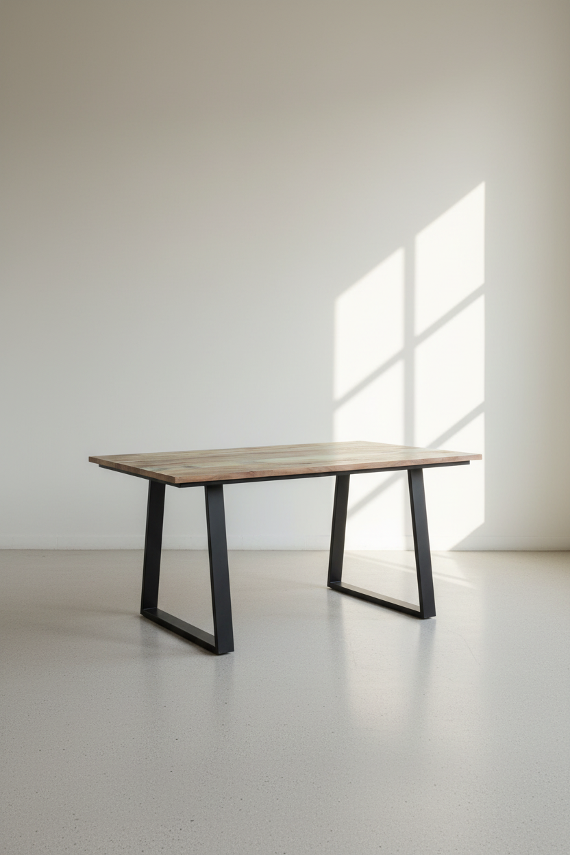 Mango Wood Slant legs table