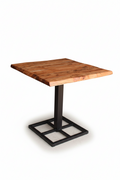 Acacia Live Edge Wood Square Table