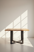 Acacia wood Square table