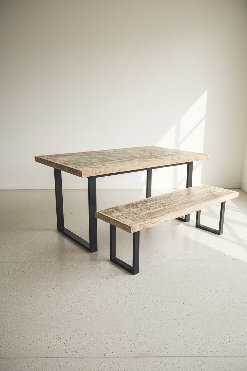 Recycle Design Dining table U Legs