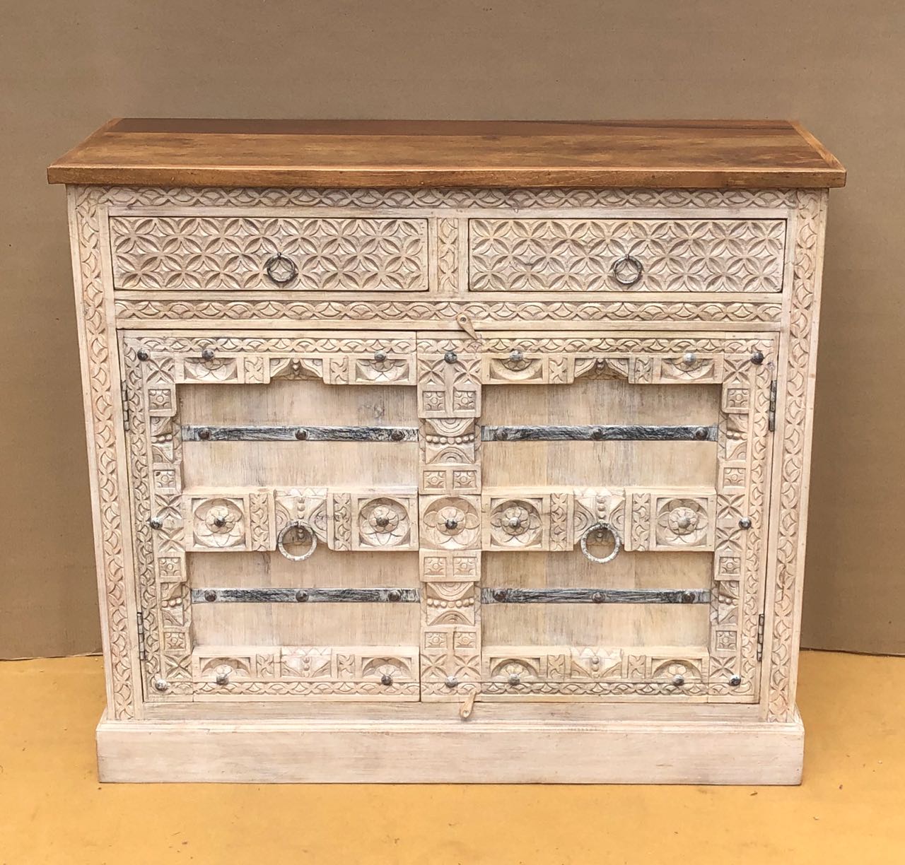 Gujrati 2 Door Sideboard | Lucky Furniture & Handicrafts.